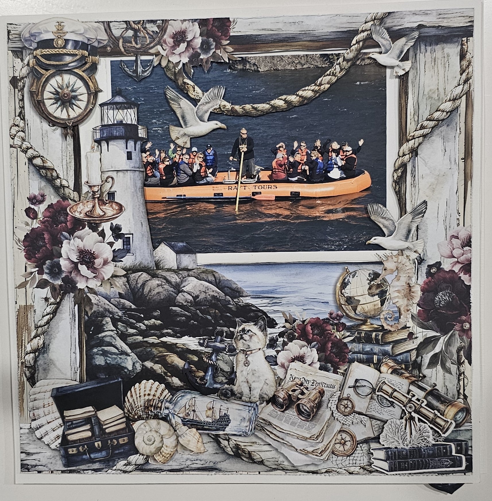 Mintay Lighthouse 4 Page kit - By the Sea