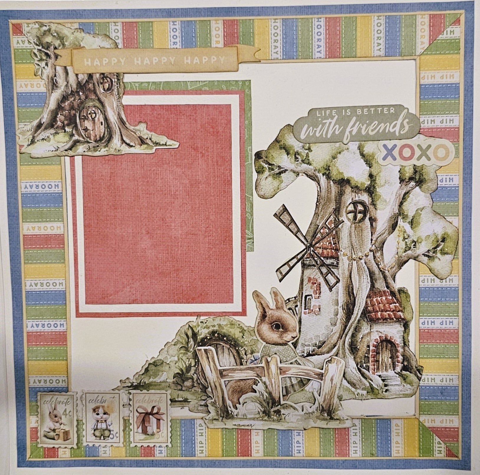 Graphic 45 Hip Hop Hooray   4 page kit