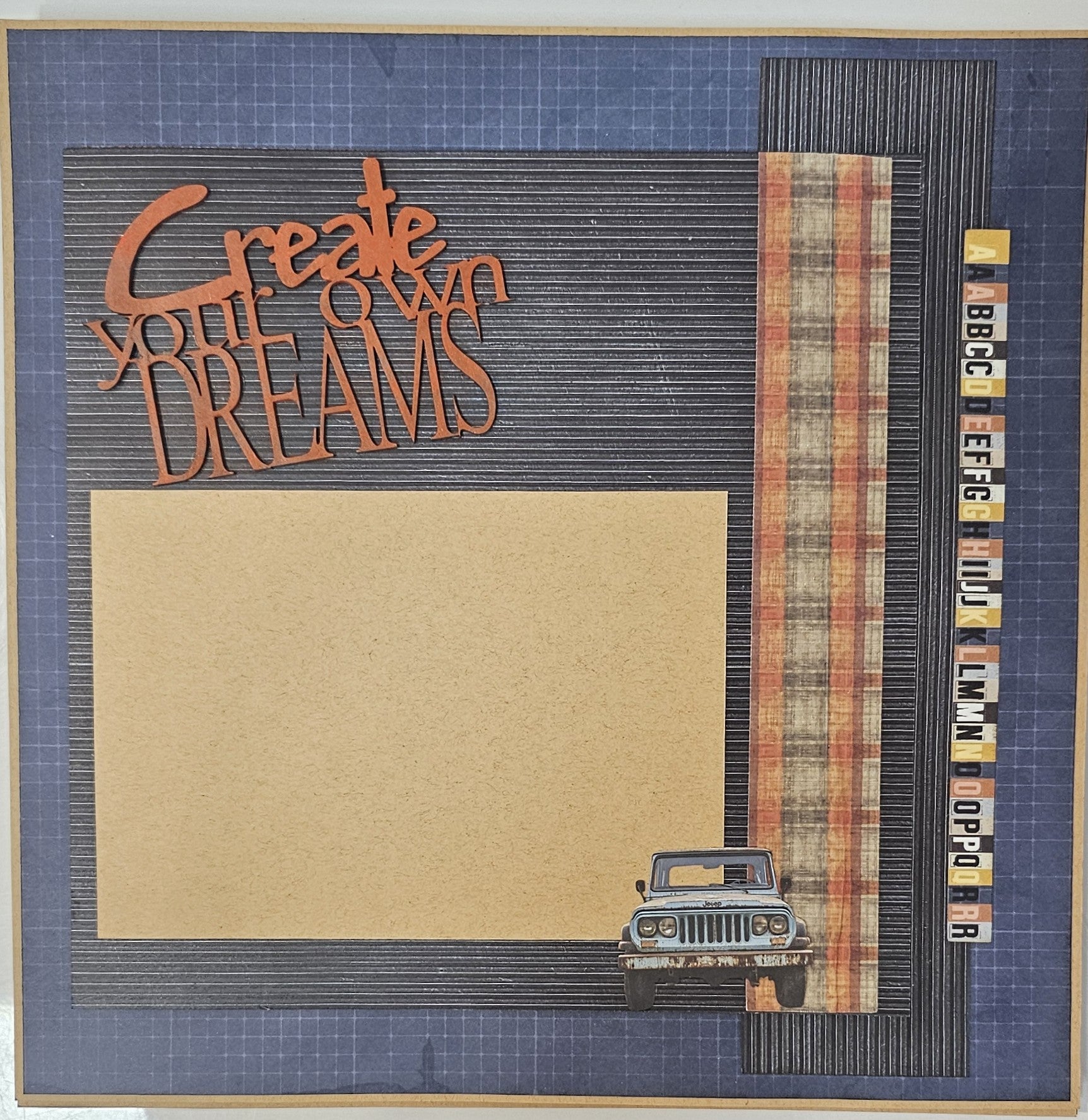 Mintay Rust and Rev 4 Page interactive Scrapbooking Kit