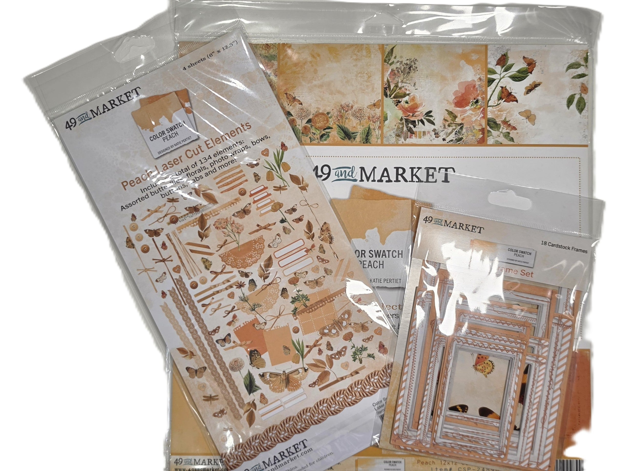 49 and Market -  Color Swatch Peach  Bundle  No 1