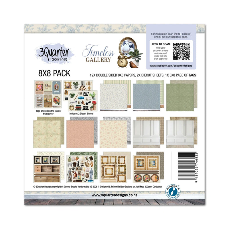 3Quarter Designs Timeless Gallery 8x8 Pack