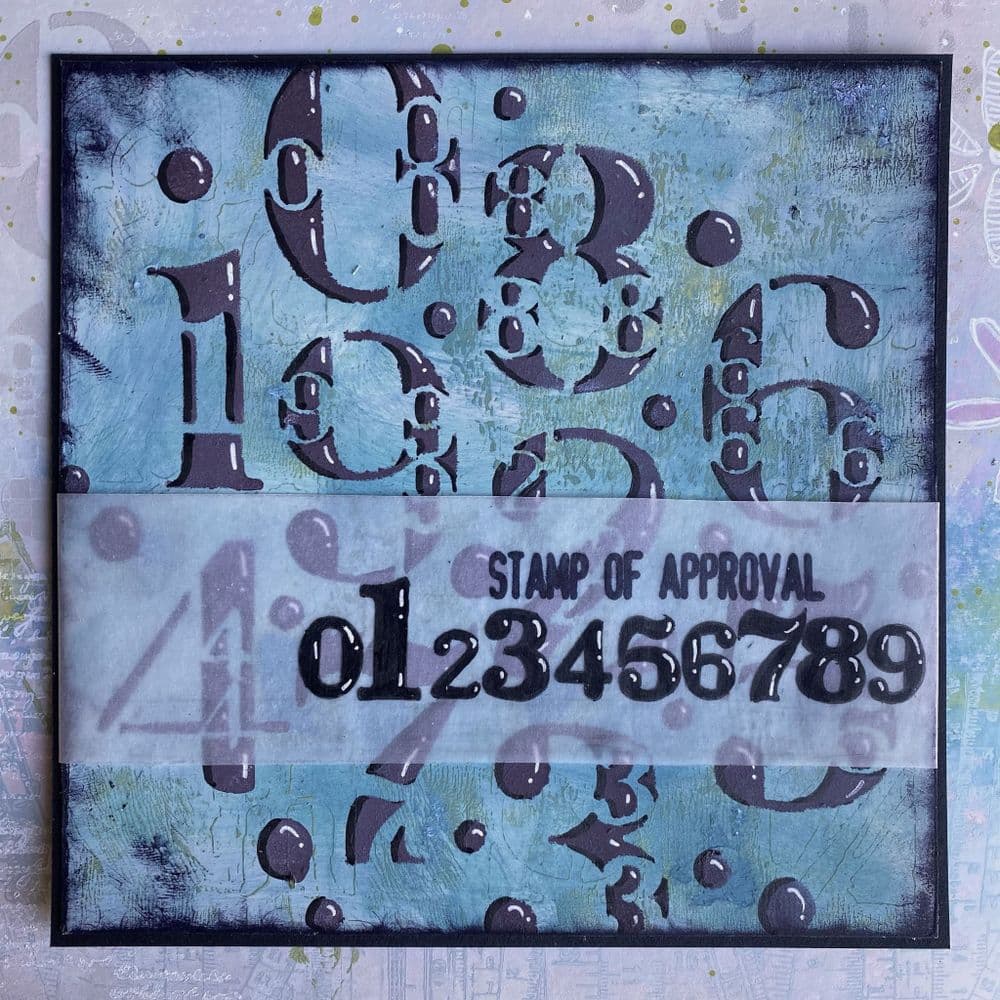 PaperArtsy   PS312  Stencil