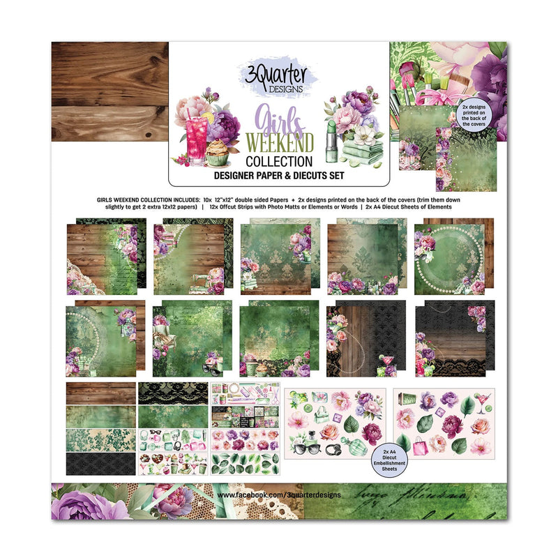3 Quarter Designs -  Girls Weekend  12 x 12 Collection