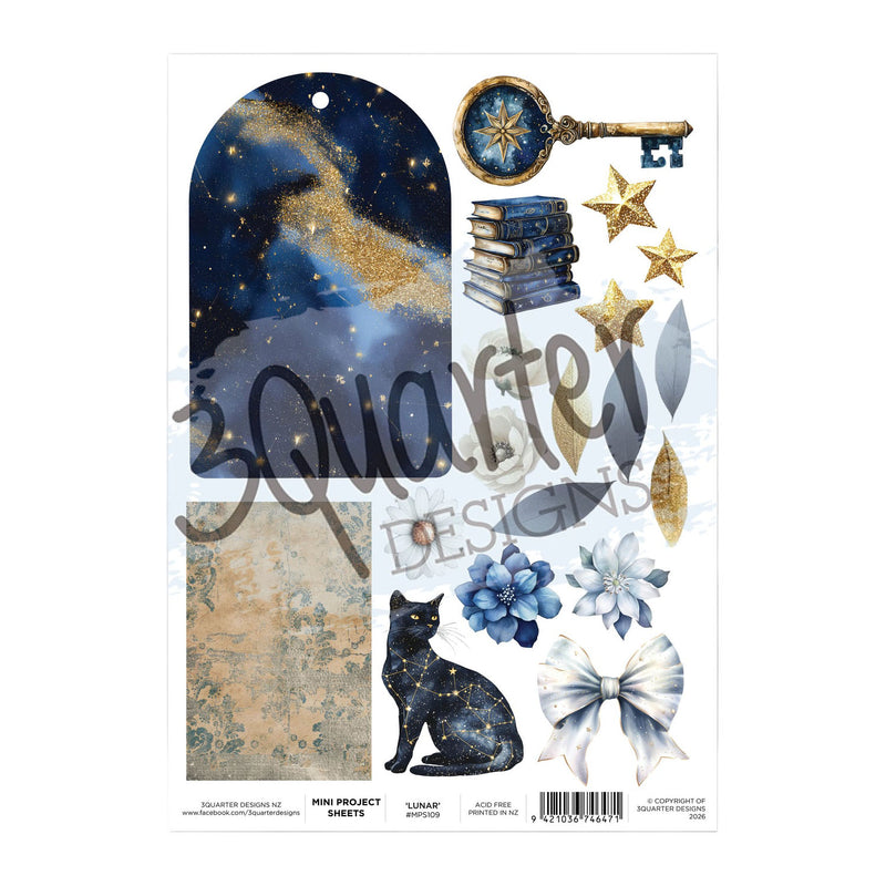 3Quarter Designs -  Mini Project sheets  - Lunar Horoscope