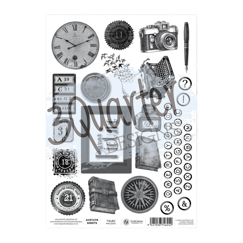 3 Quarter Designs - Paper Tales - Acetate