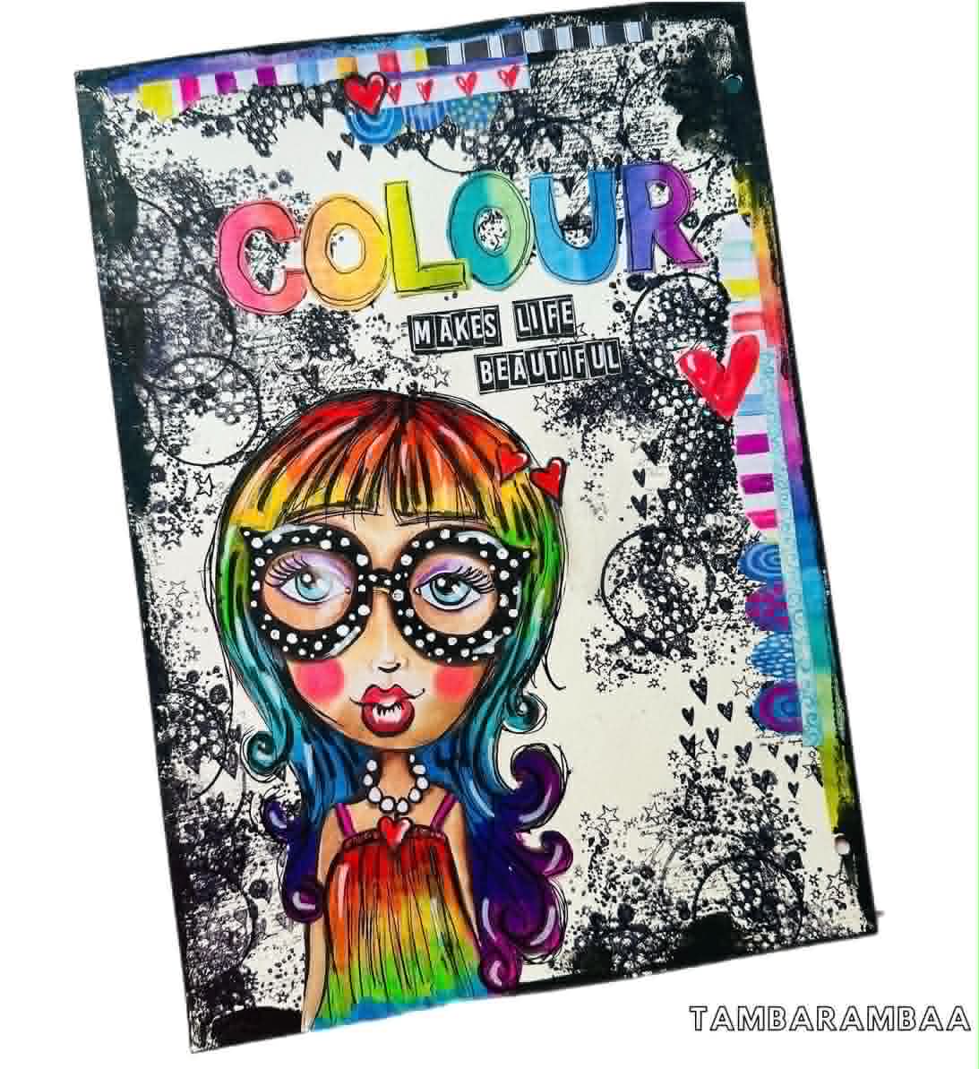 BLACK WHITE AND WOW - Tammy Porter  - Colour Ways