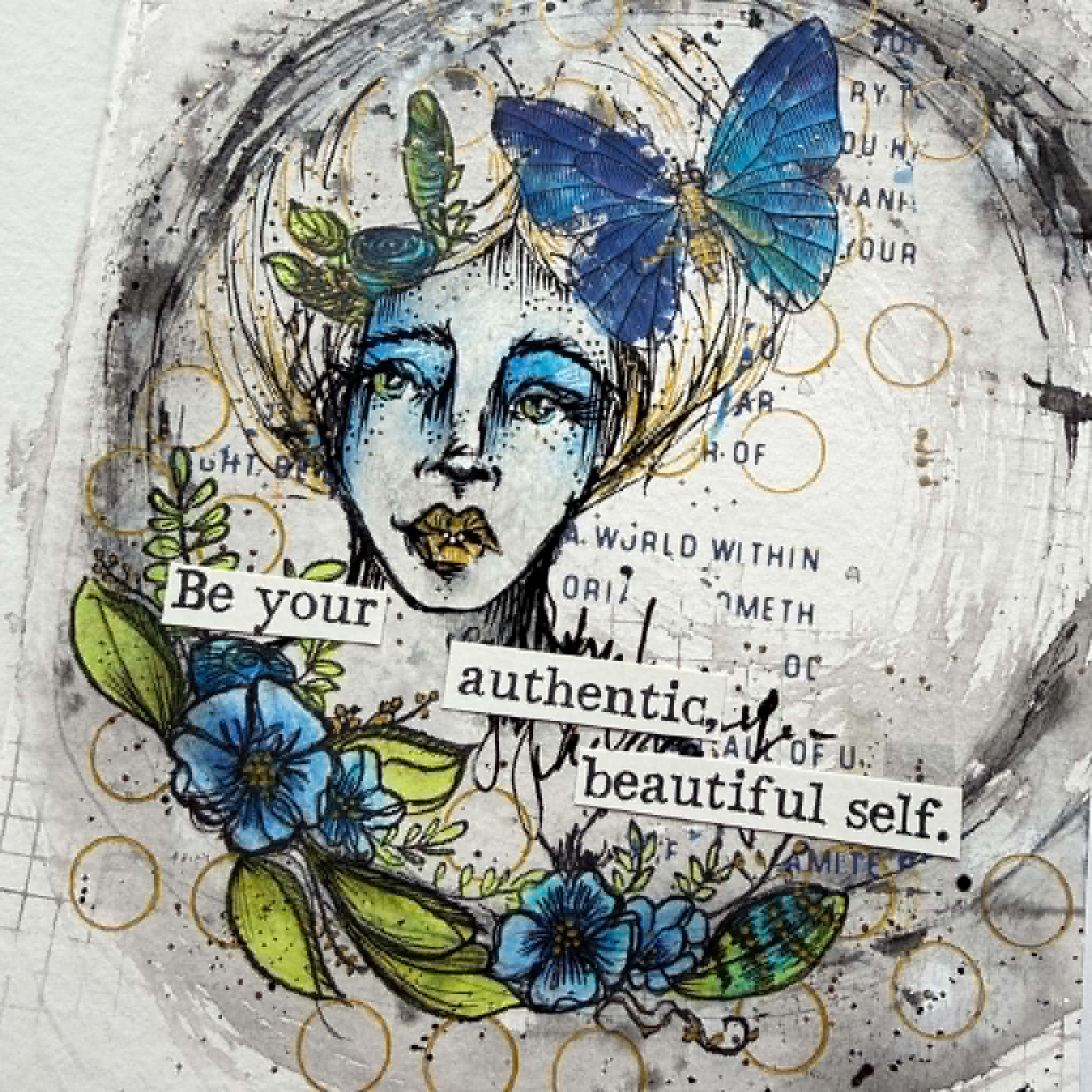 BLACK WHITE AND WOW - Michelle Logan  -Authentic Self