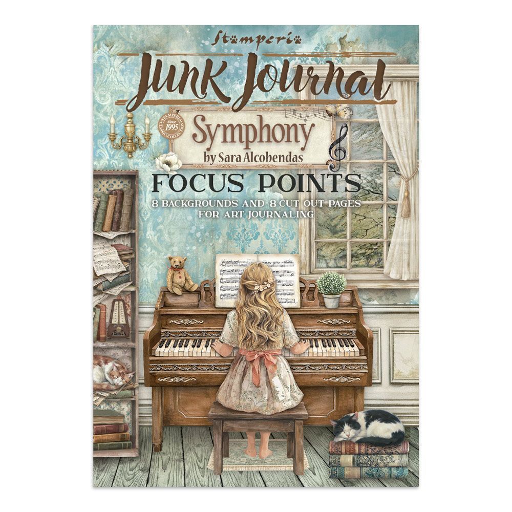 Stamperia Junk Journal - Symphony Focus Points by Sara Alcobendas