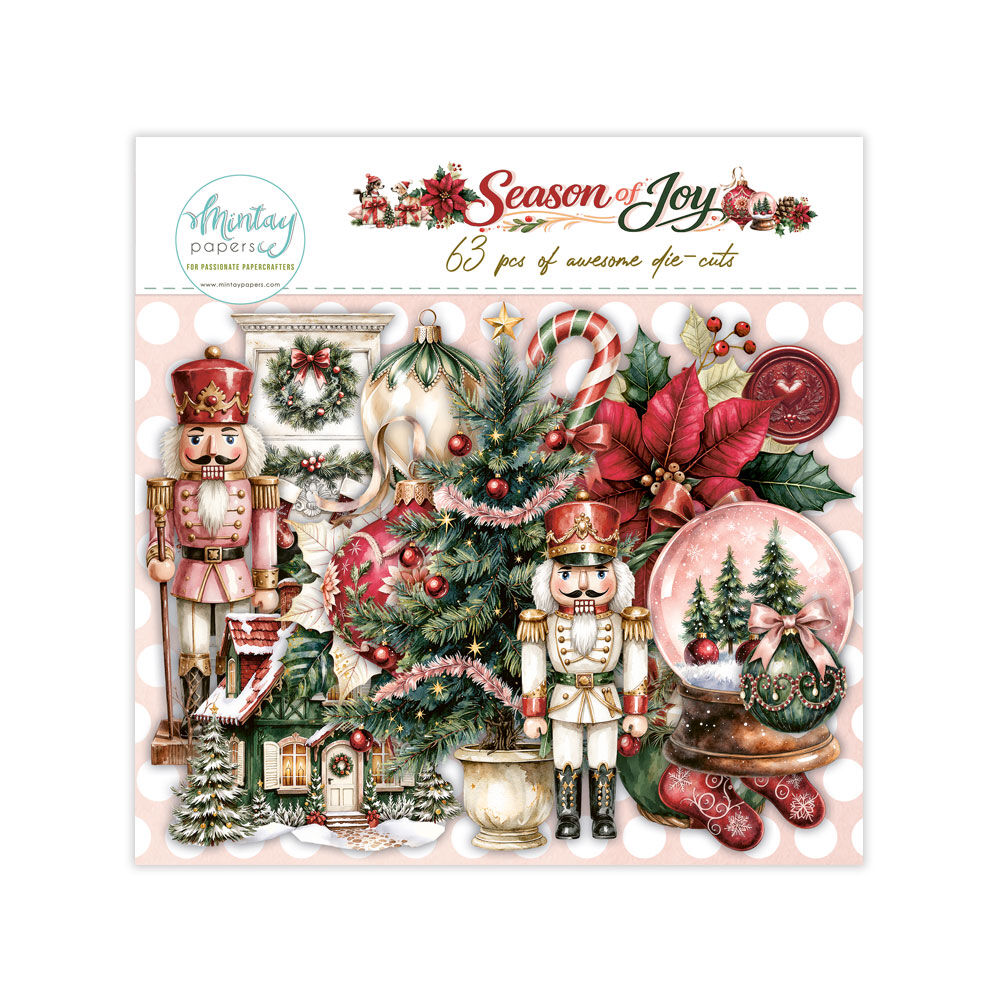 Mintay Season of Joy Die-Cuts Set - 63 Pieces