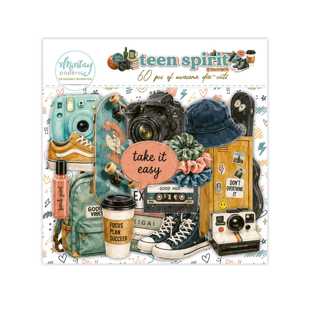 Mintay Teen Spirit Die-Cuts Set - 60 Pieces