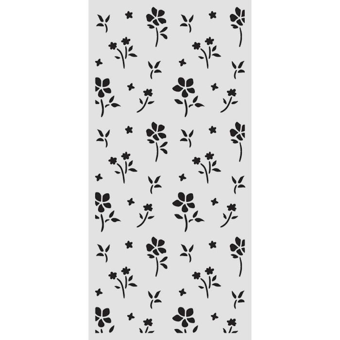 STAMPERIA - Stencil Papers  Packed  - Family - small flower pattern