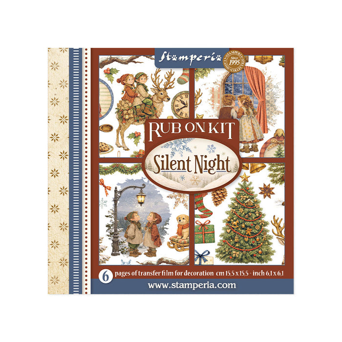Stamperia Silent Night Rub On Kit