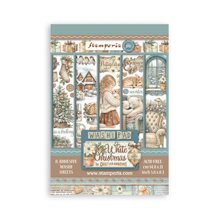 Stamperia White Christmas Washi Pad
