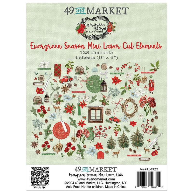 49 & Market  - Evergreen Season  Mini Laser Cut Elements