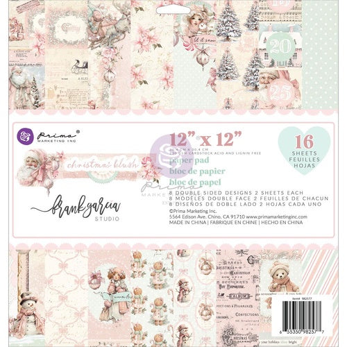 Prima Frank Garcia Christmas Blessings 12 × 12 Paper Pad