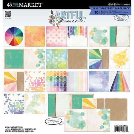 49 and Market - 12 x 12 collection pack - artful moment