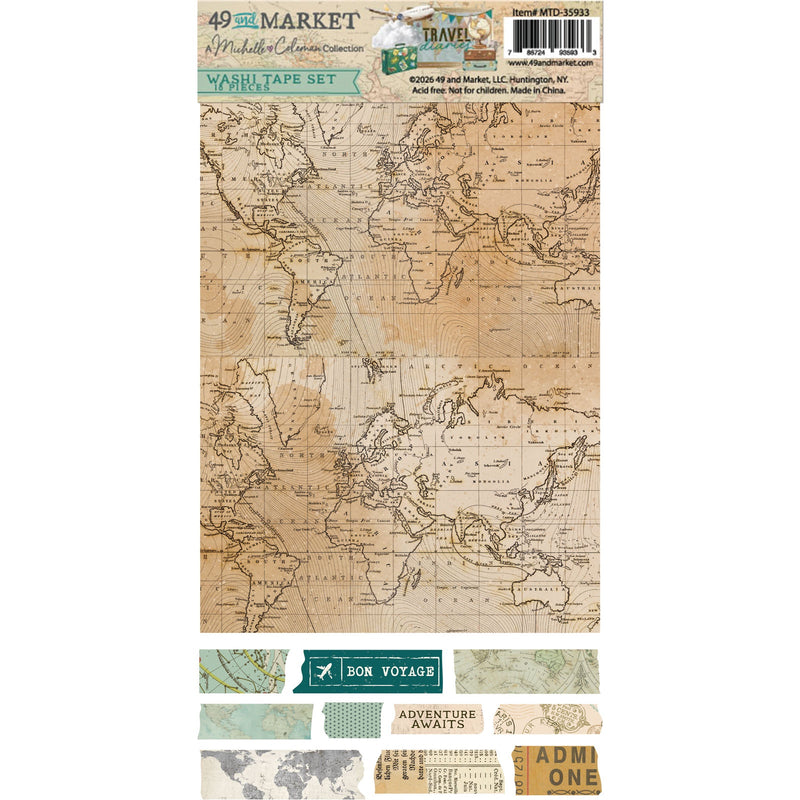49 And Market - Washi Tape -Travel Diaries
