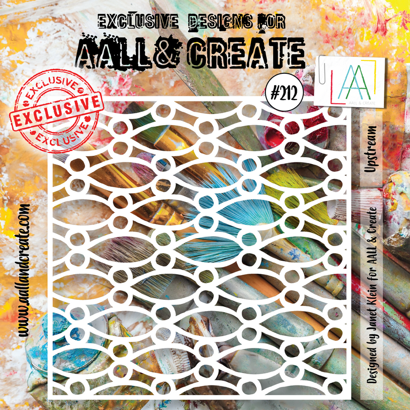 AALL & Create 6 x 6" Stencil Upstream