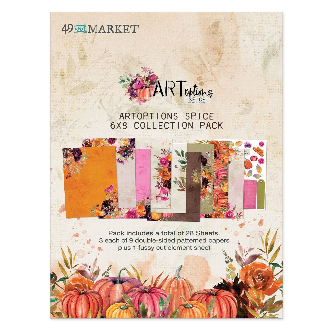 49 and Market 6 x 8 Mini Collection  -  Art Options Spice