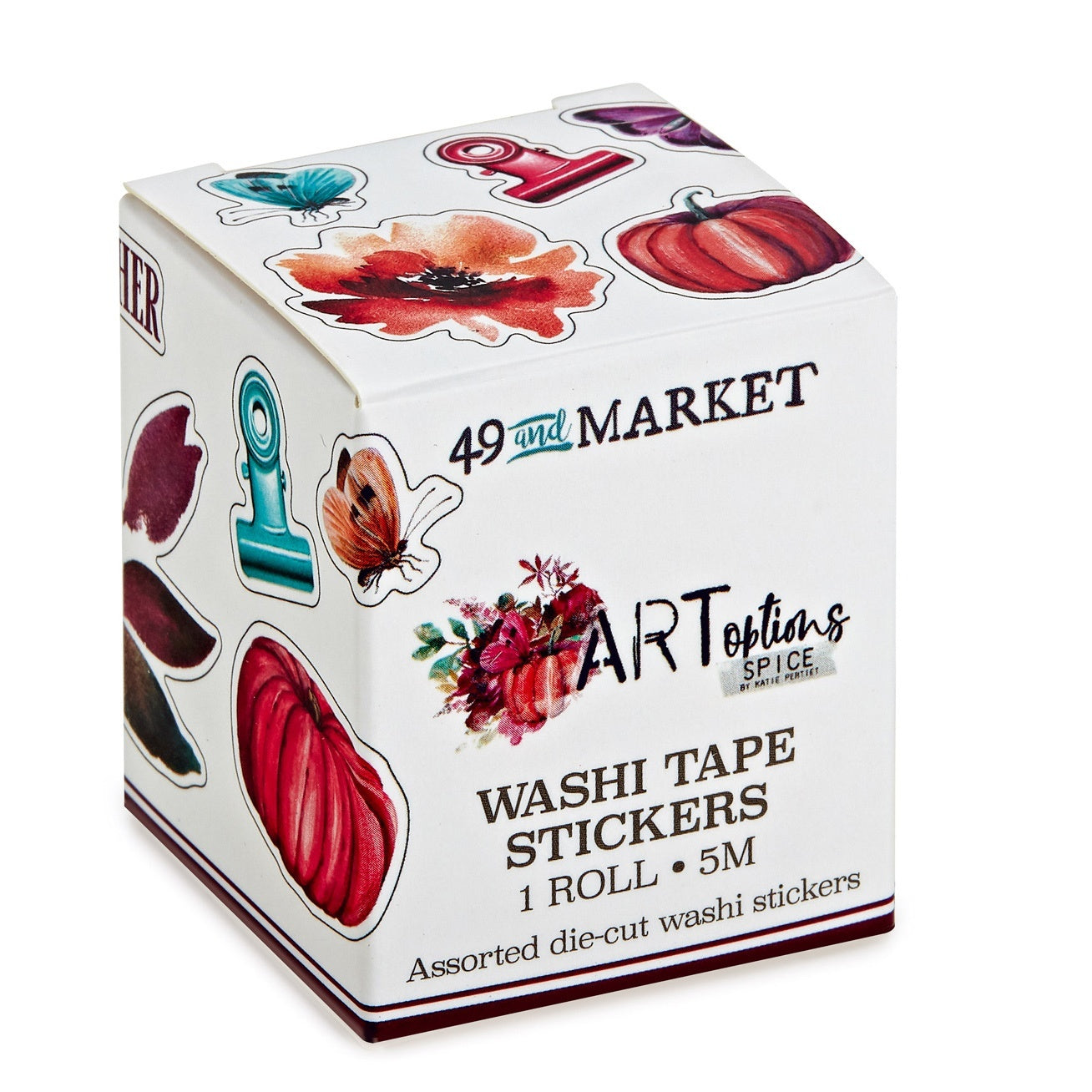 49 and Market  Washi Tape Art Options Stickers spice