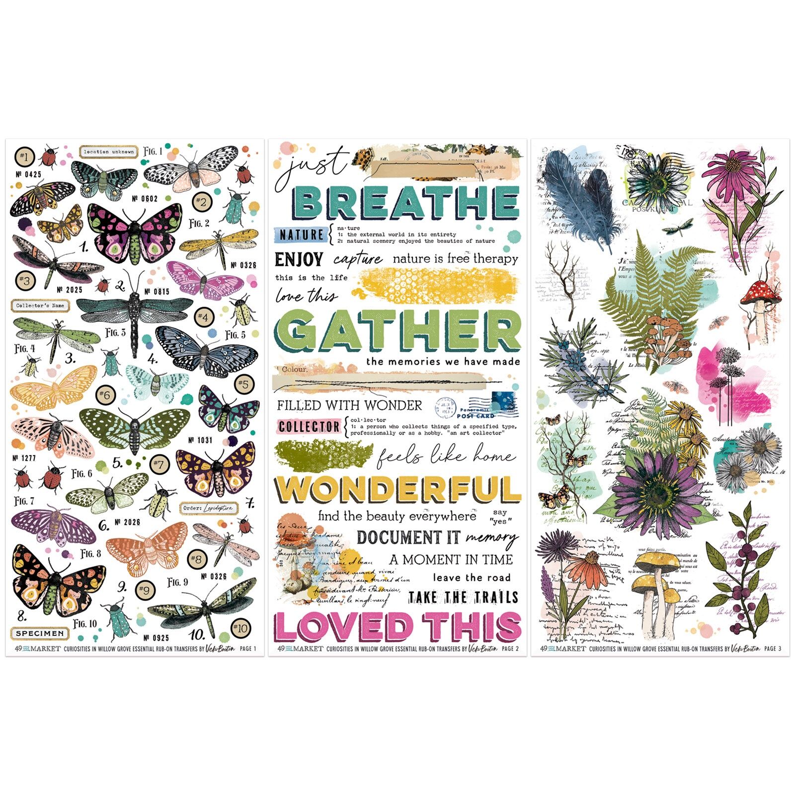 49 and Market - Curiosities In Willow Grove - Rub ons Essential