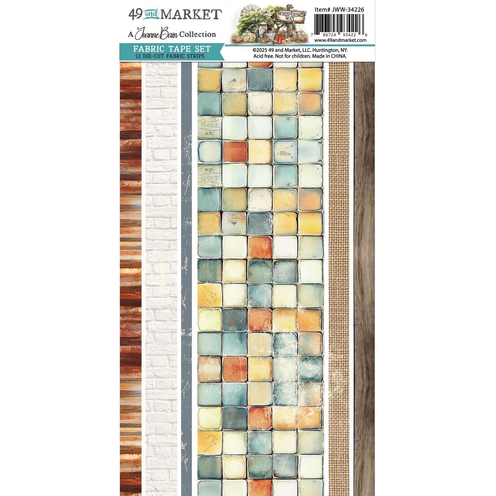 49 and Market - Whispering Way - Fabric Tape Set