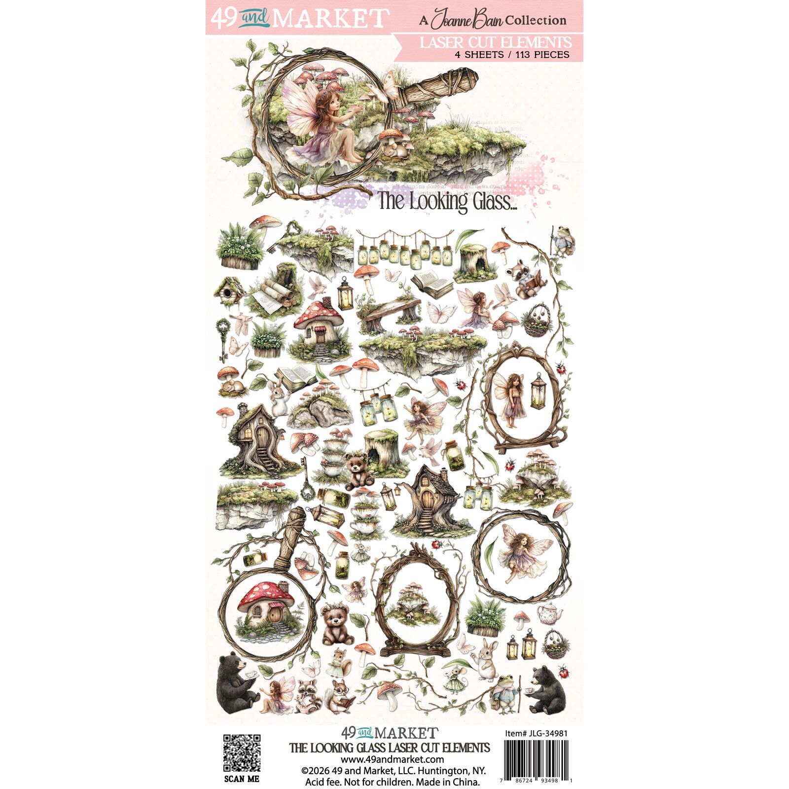 49 & Market -Laser Cut Elements   - The Looking Glass