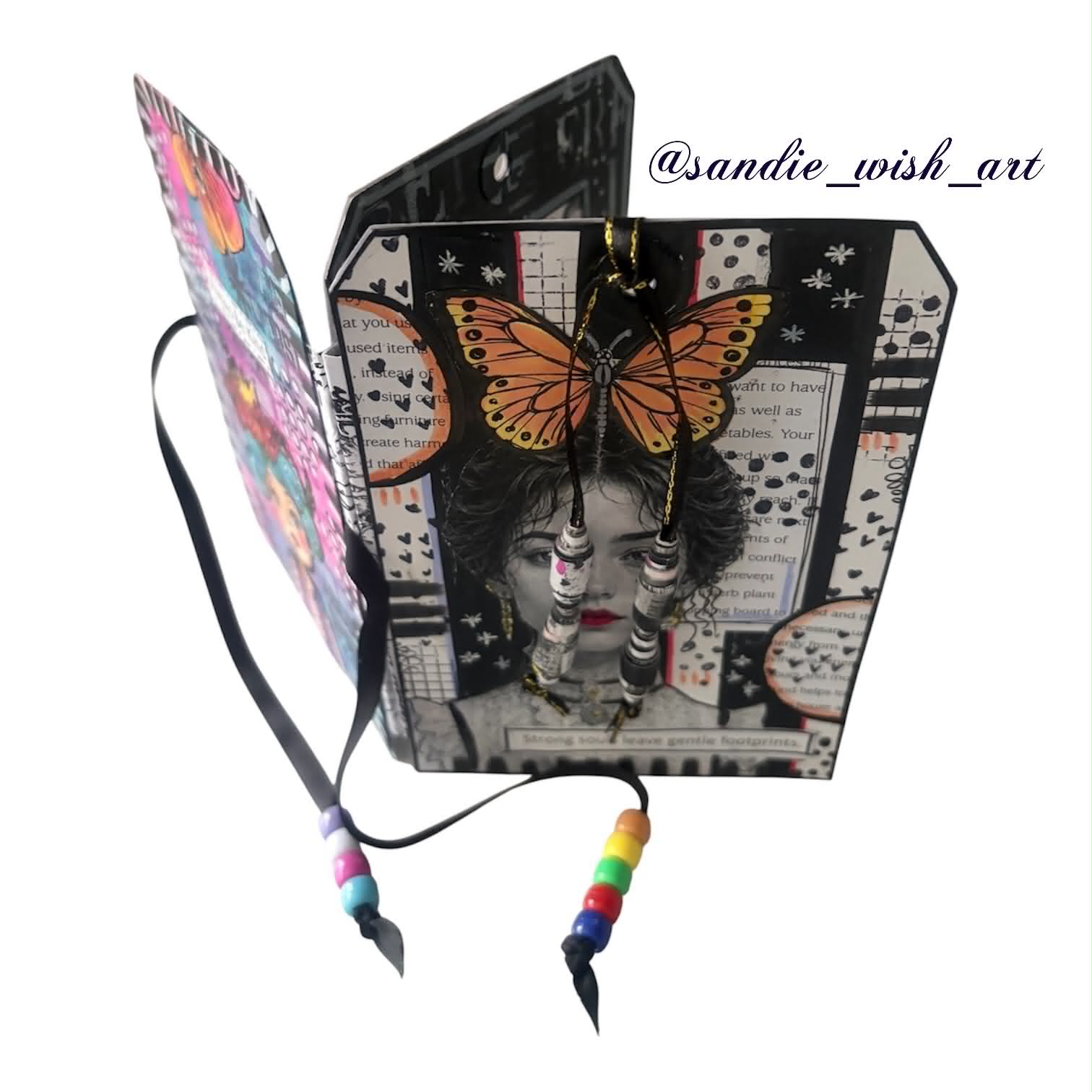 BLACK WHITE AND WOW - Sandie Wishart - Butterfly Dreams