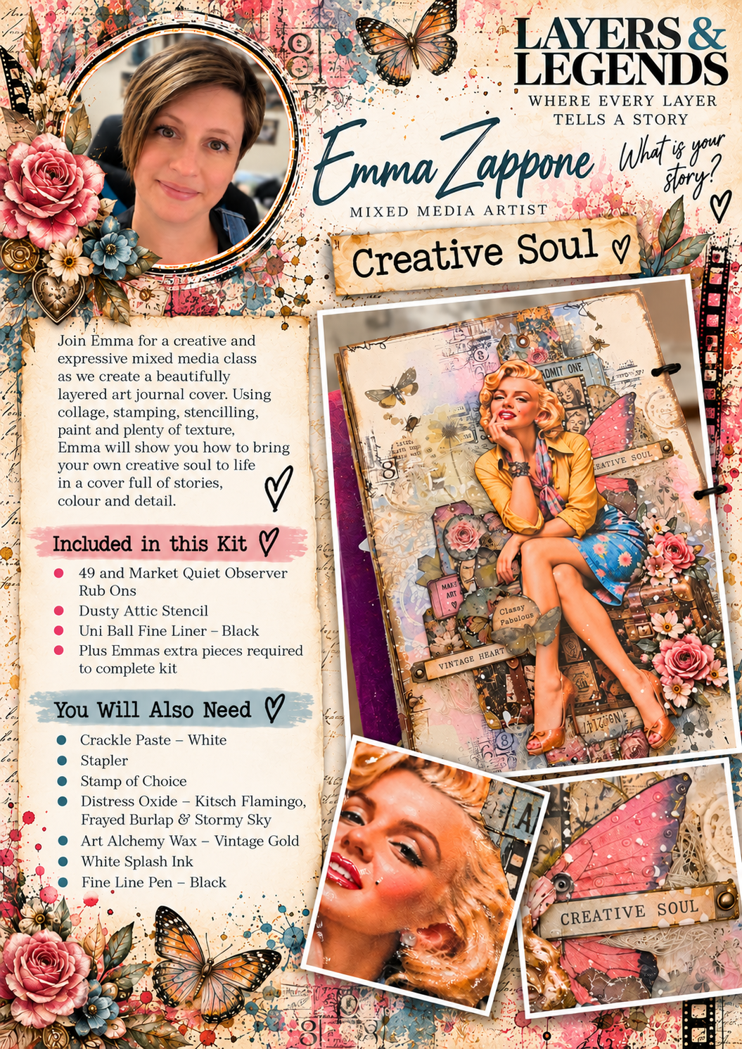 Layers and Legends - Emma Zappone -  Creative Soul