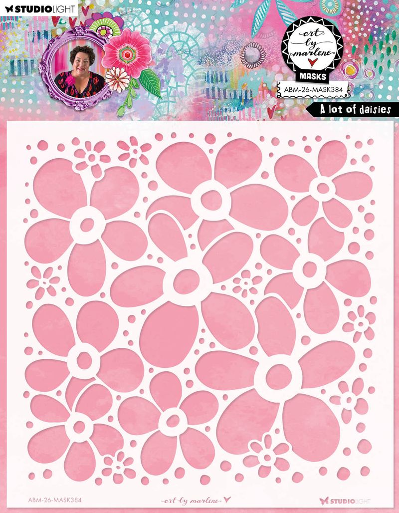 Art By Marlene - Mask - Alot of Daisies