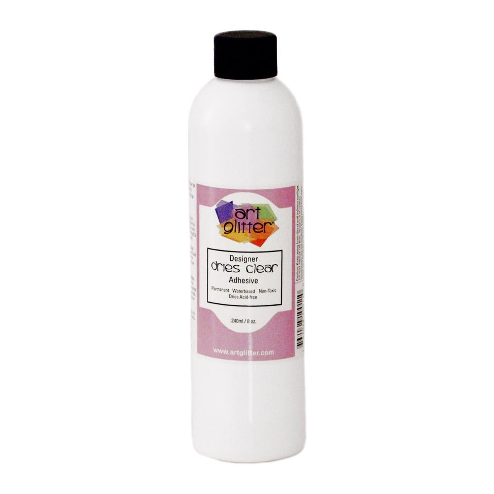 Art Glitter -  adhesive  -  Dries Clear  8oz