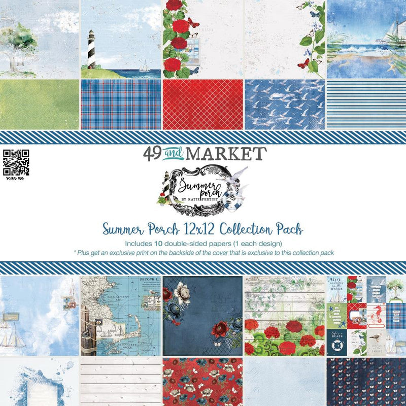 49 & Market Collection Pack 12"X12" Summer Porch