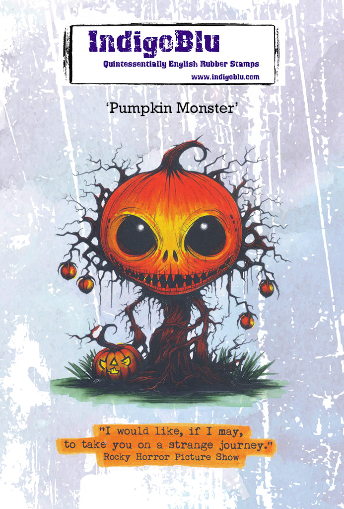 Indigo Blue -  Pumpkin Monster