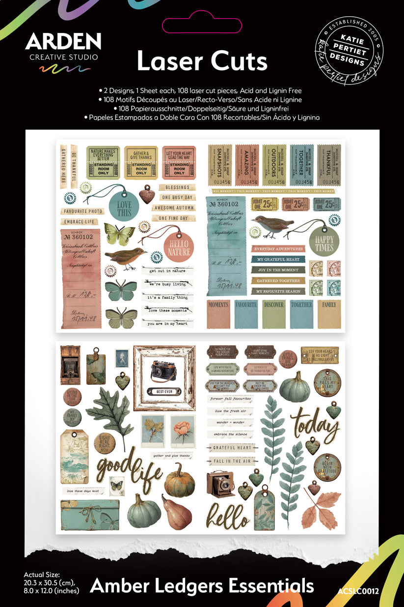 Arden Amber Ledgers Essentials Laser Cuts