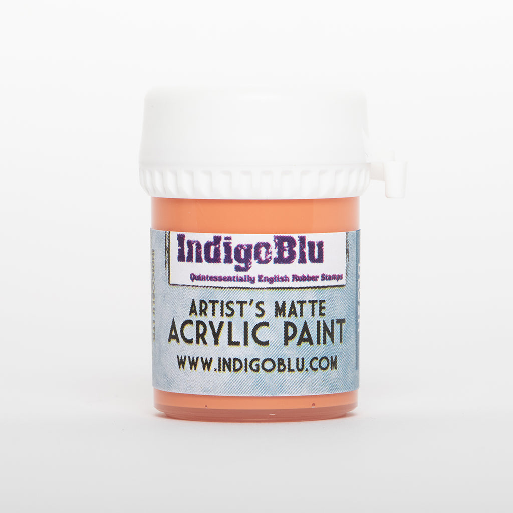 IndigoBlu   Artists -  Matt Acrylic Paint  Apricot  Blush