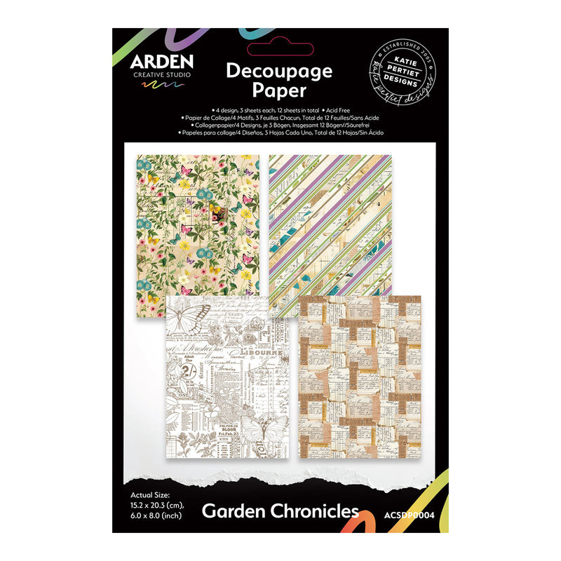 Arden Creative Studio — Garden Chronicles Decoupage Paper Set