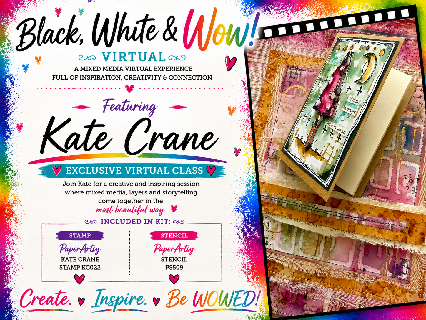 BLACK WHITE AND WOW -  Kate Crane - Whimsical