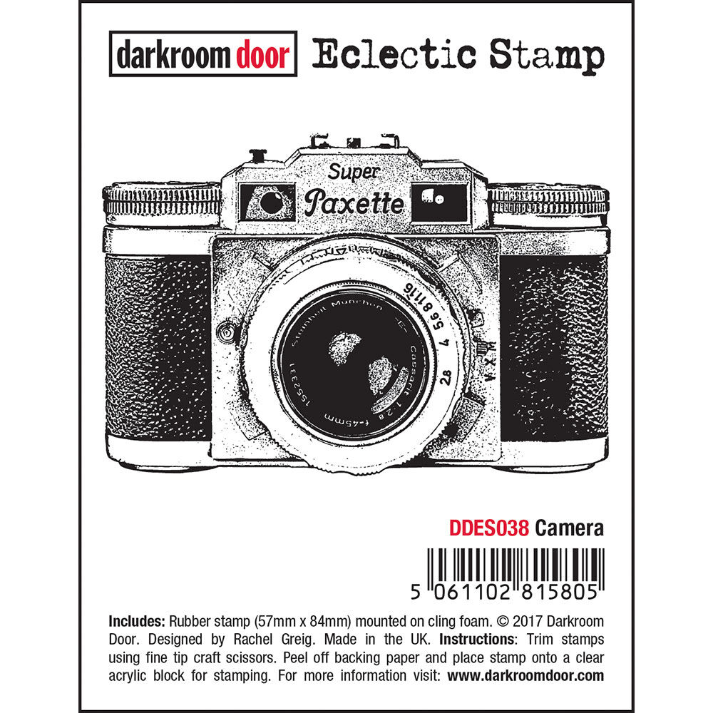 Darkroom Door Eclectic Stamp  Camera