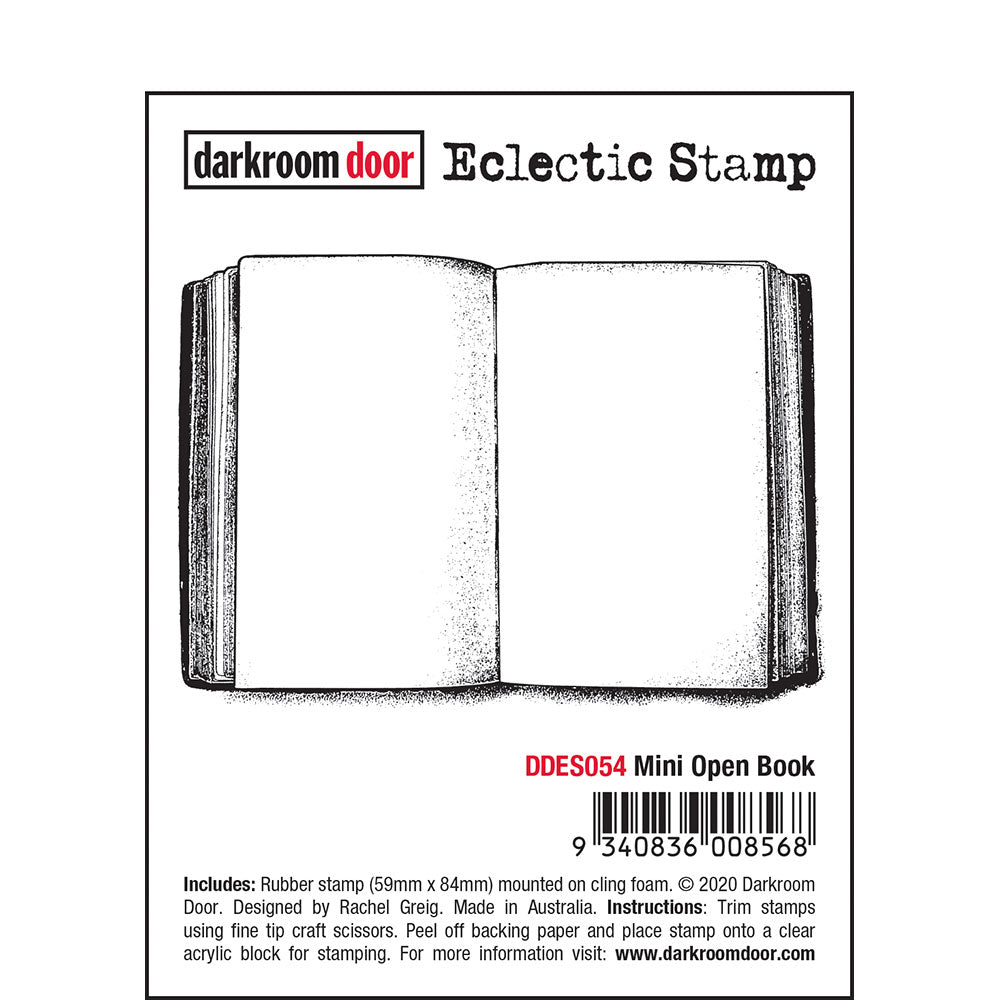 Darkroom door Eclectic Stamp - Mini Open Book