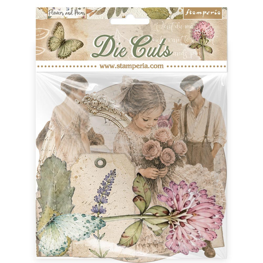 Stamperia Flowers and Poems Die Cuts