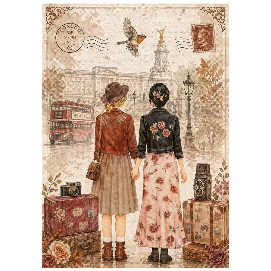 Stamperia Our Way Mini Rice Paper A6