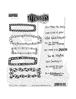 Dyan Reaveley Dylusions DYR10049 In The Frame Stamp Set