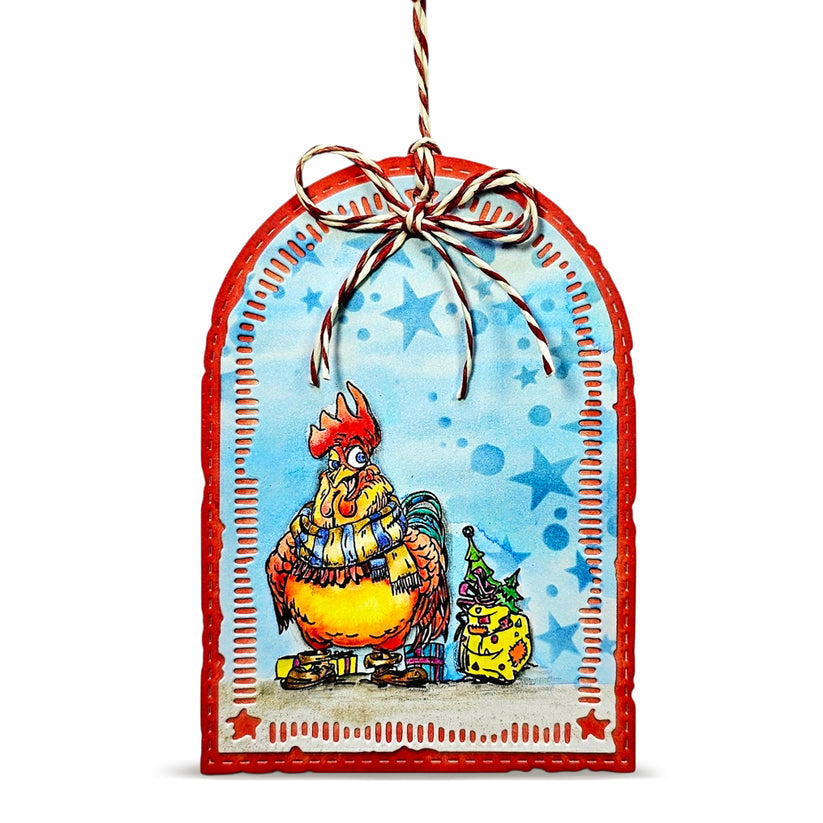 AALL & Create TP-1494 Christmas Hens A6 Stamp Set