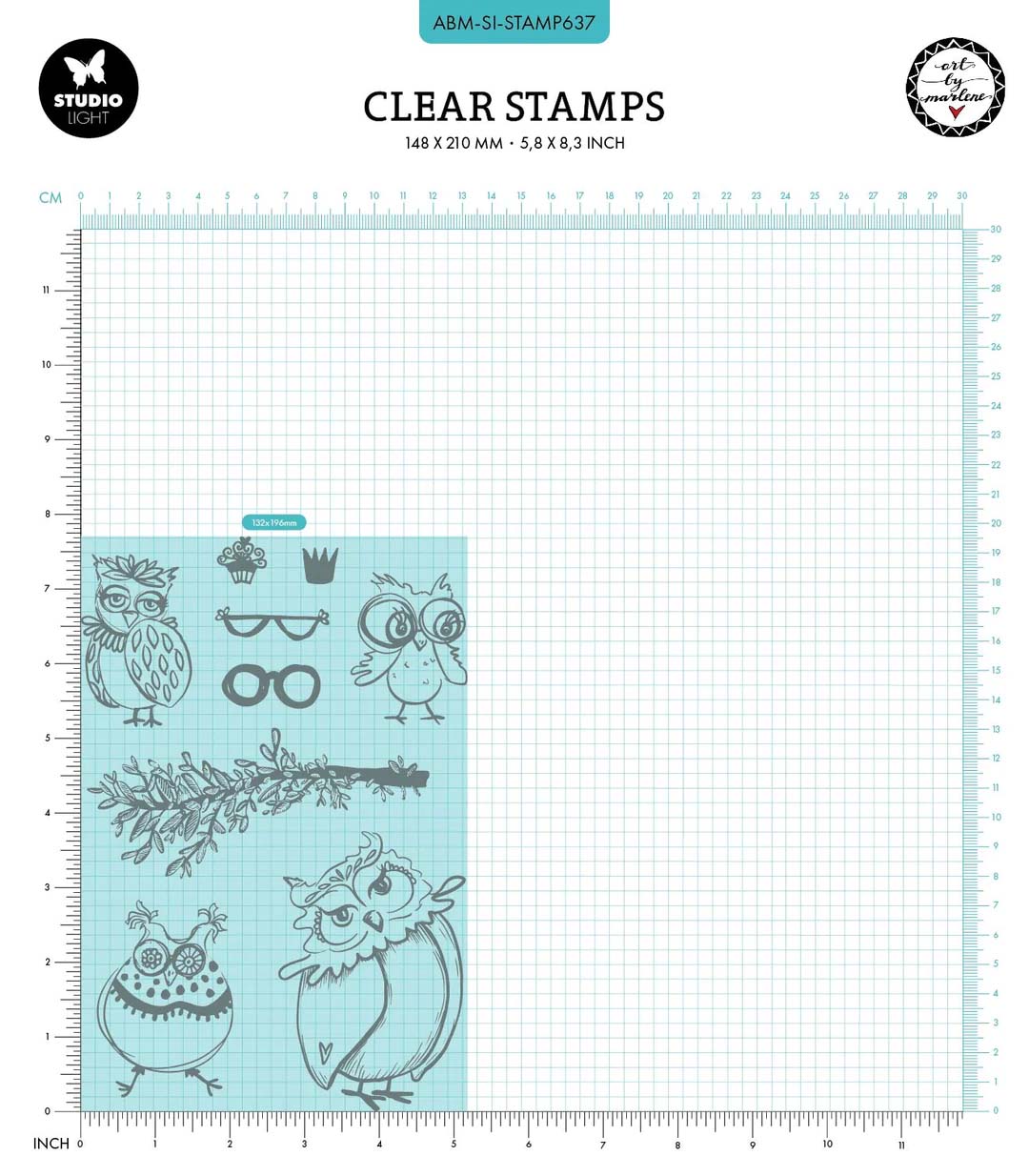 Art By Marlene  Clear Stamp  Owlicious  Signature Collection ABM-SI-STAMP637