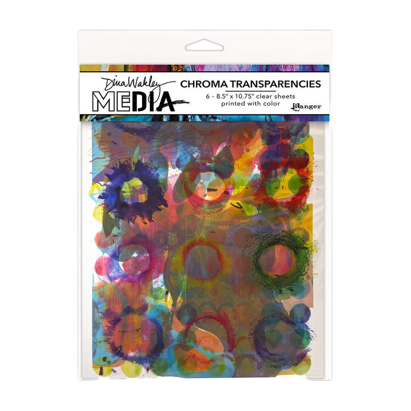 Dina Wakley Media Chroma Transparencies – Painted Elements