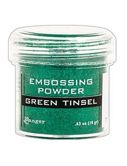 Ranger Embossing Powder -Green Tinsel
