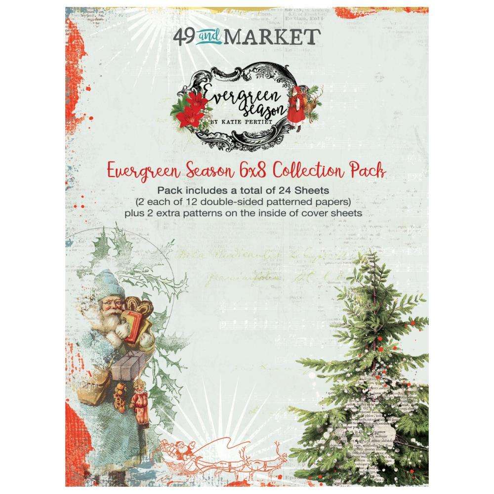 49 & Market  6 x 8"  Evergreen Season Collection Pack