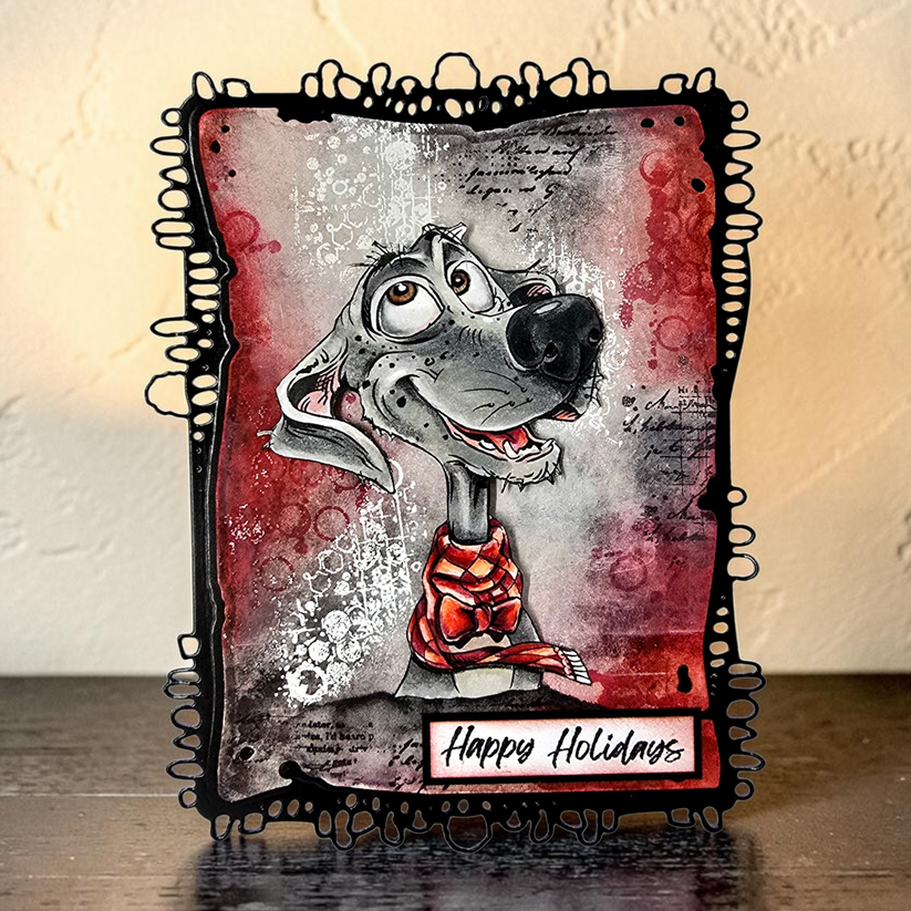 AALL & Create TP-1493 Merry Woofmas A6 Stamp Set