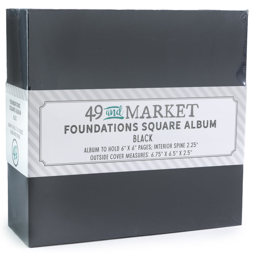49 and Market Foundations Square Album -Black