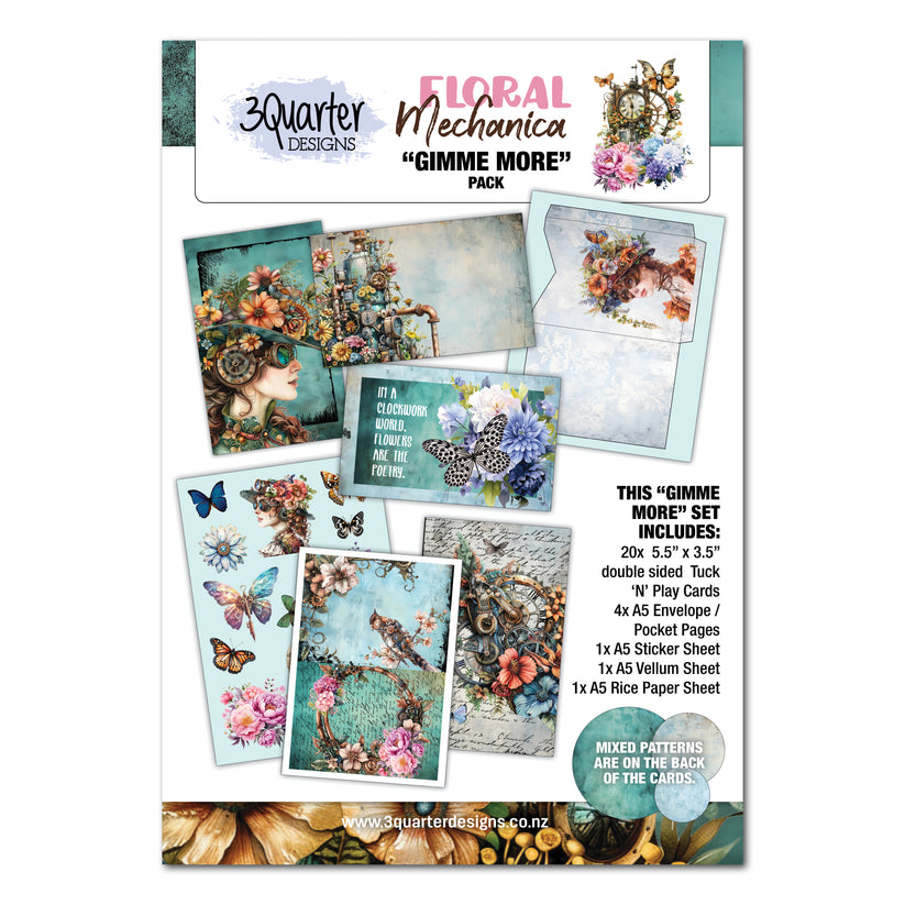 3Quarter Designs - Gimme More Pack - Floral Mechanica